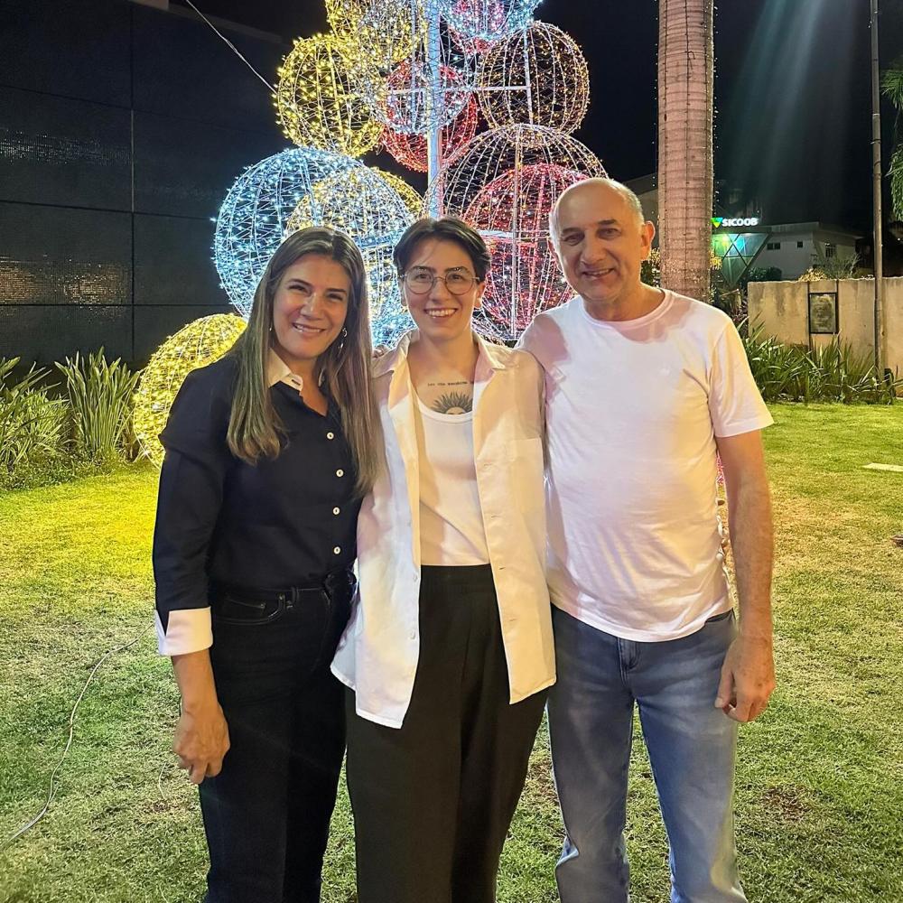 Vice-prefeito Carbona com a família