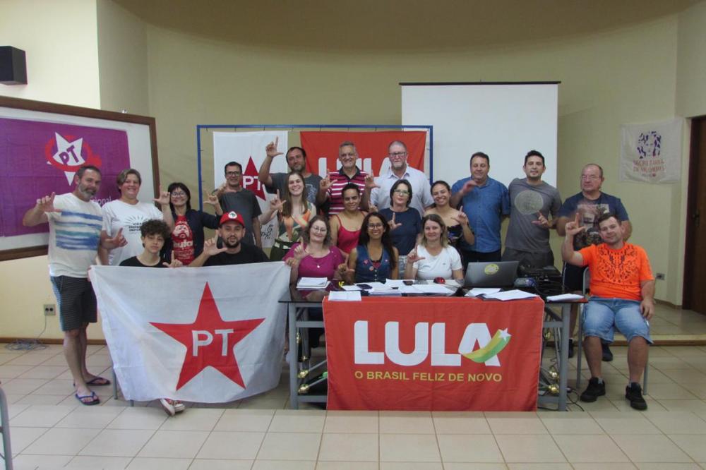 Integrantes do novi diretório do PT rondonense